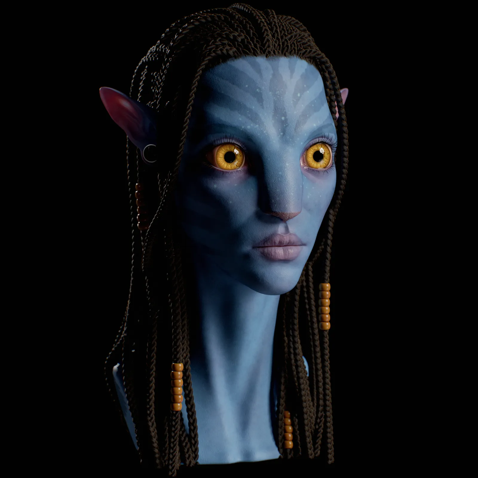 Neytiri - Character Bust Zbrush Sculpt Nova Bower