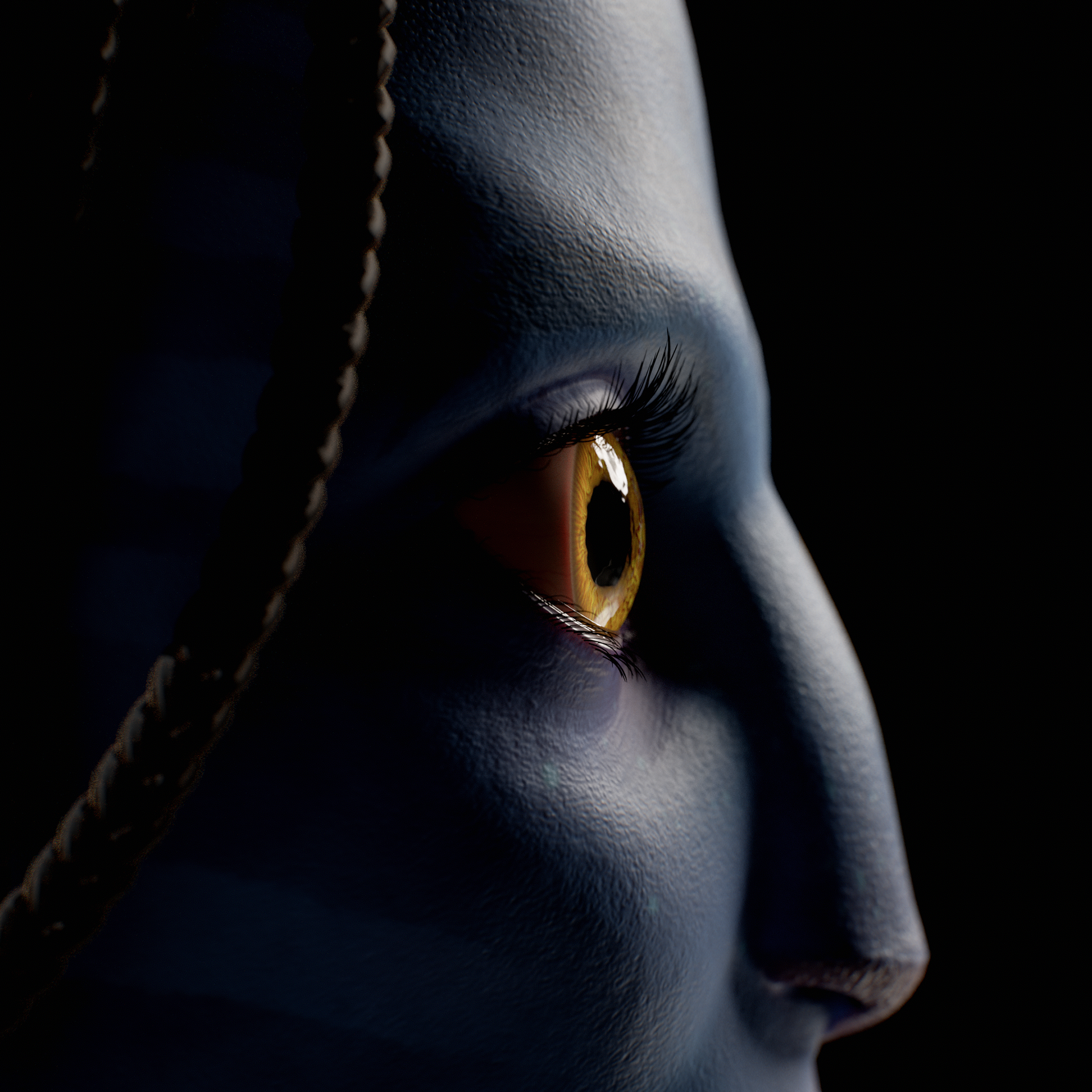 Neytiri - Character Bust Side View by Nova Bower